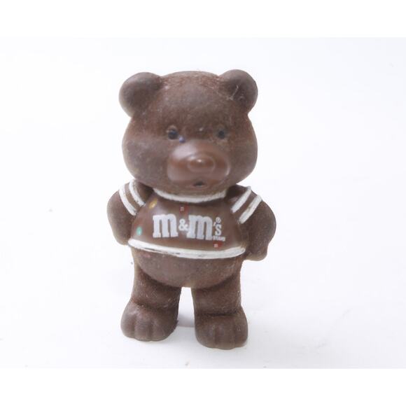 M&M's, Teddy Bear, Brown, PVC Figure, Toy, 2.5", Miniature, Toy, Collectible, Vi - Picture 1 of 3